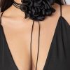 Women Beachsissi | Vintage Flower Style Choker Black